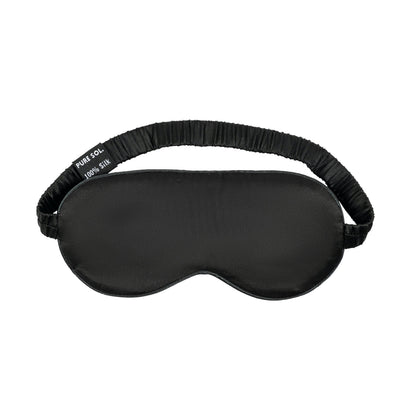 PURE SOL. Beauty Blissful Sleep 100% Mulberry Silk Sleep Eye Mask - Navy