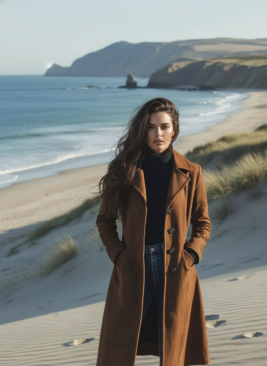 Coastal Editorial Trench Coat